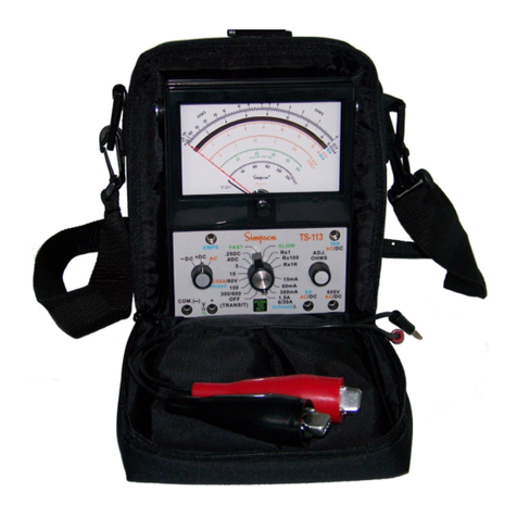 Simpson TS-113 User manual