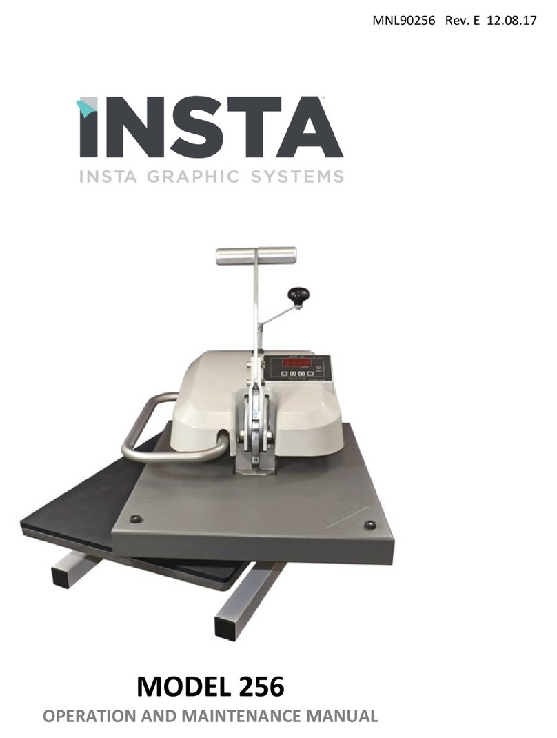 Insta 256 Series Operation and maintenance manual
