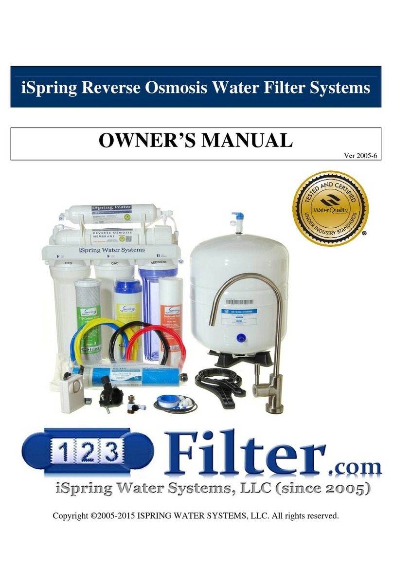 123Filter iSpring owner's manual