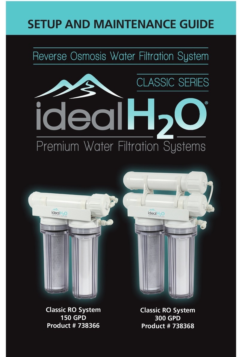 IDEAL H2O Classic Series Setup and maintenance guide