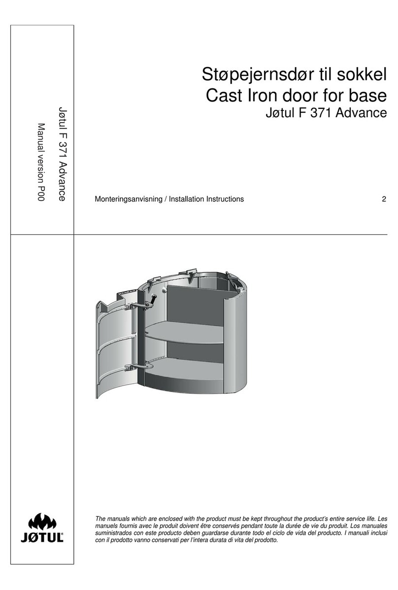 Jøtul F 371 ADVANCE User manual