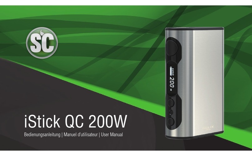 SC iStick QC 200W User manual
