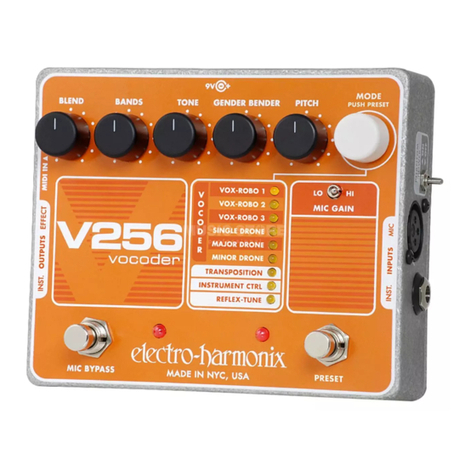 Electro-Harmonix V256 Vocoder User manual