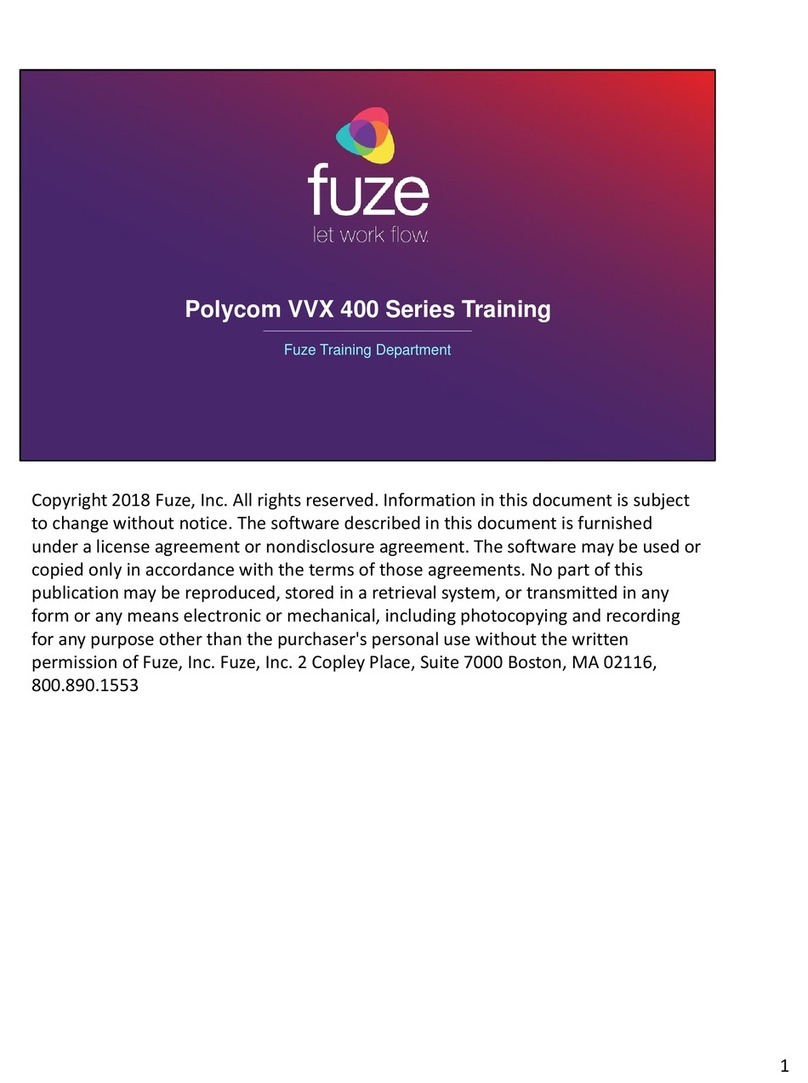 Polycom VVX 400 Installation guide