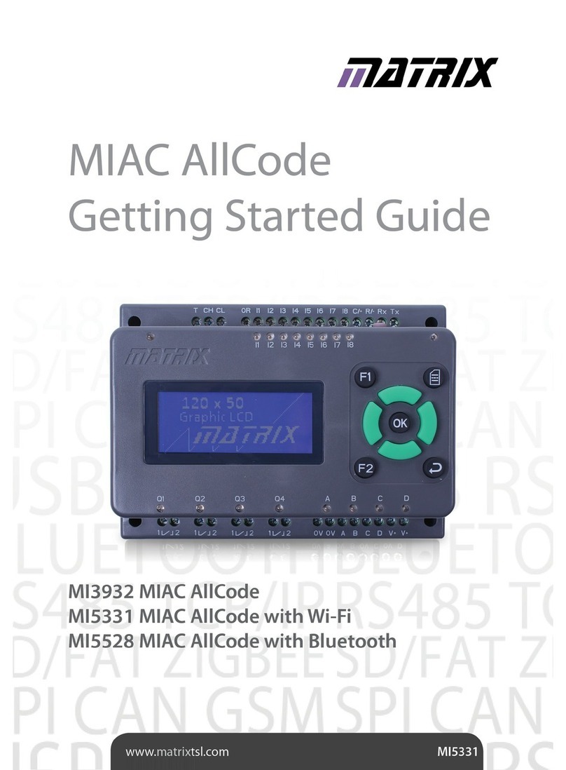 Matrix MIAC AIICode Series Getting started guide
