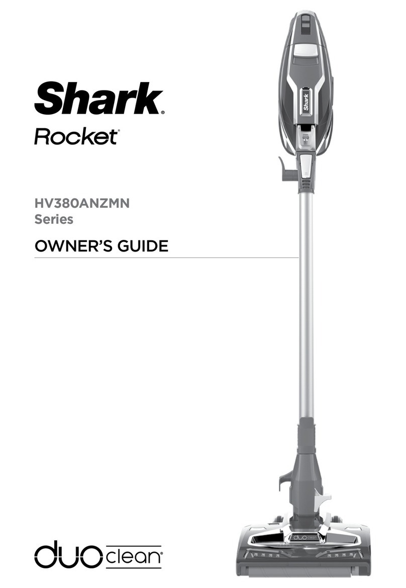 Shark Rocket DuoClean HV380ANZMN Series User manual