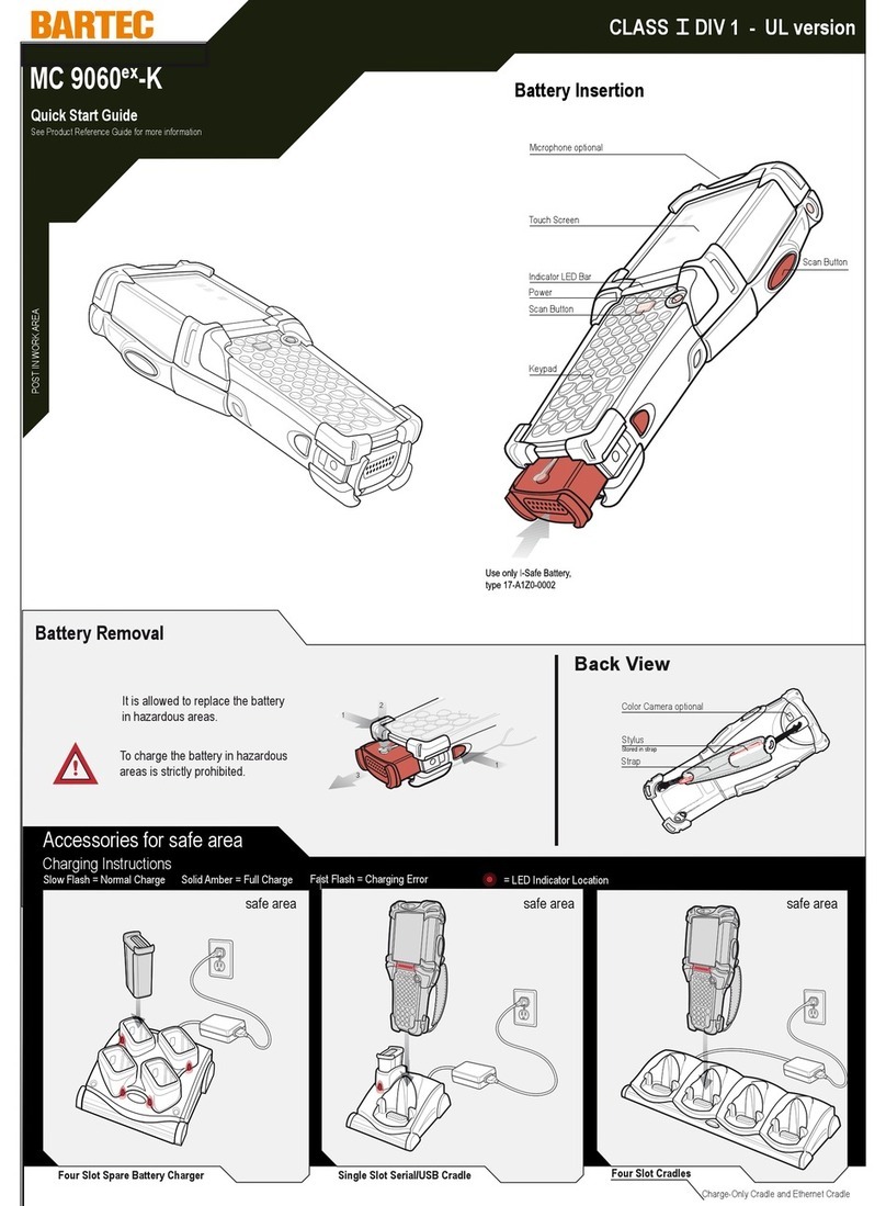Bartec MC 9060ex-K User manual Bartec MC 9060ex-K User manual