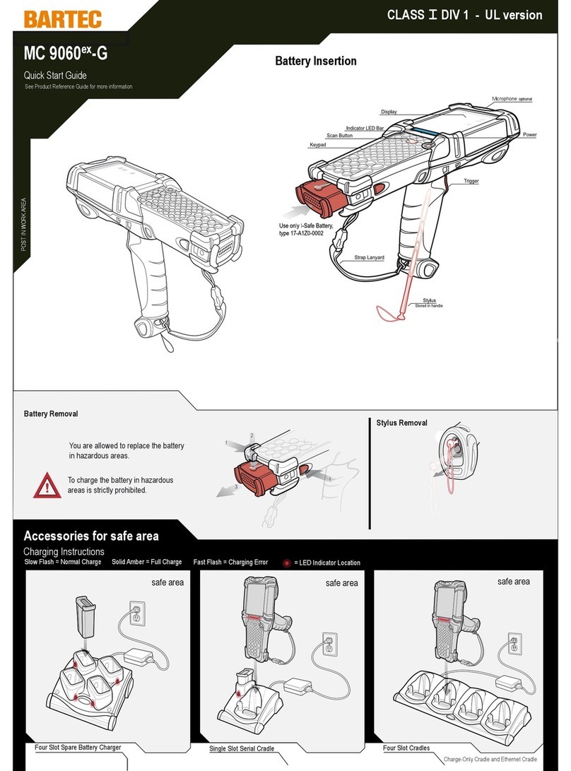 Bartec MC 9060ex-G User manual