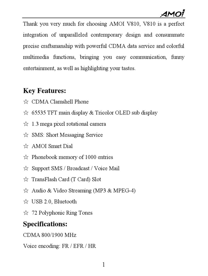 AMOI V810 user manual