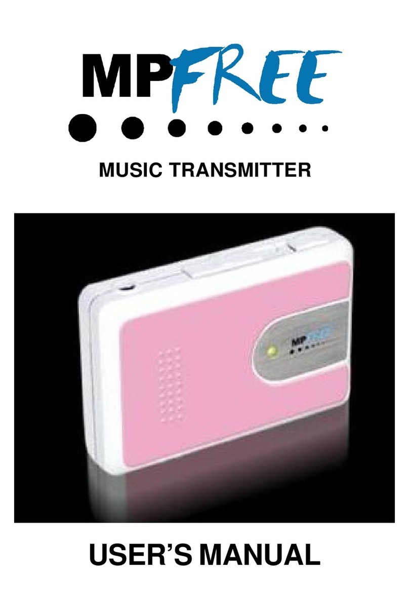 Teleway MPFree TMP3FT User manual
