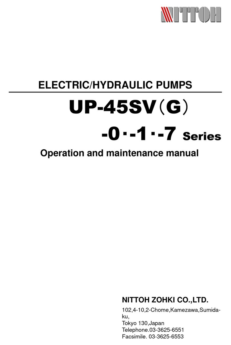 Nittoh UP-45SV Series Operation and maintenance manual Nittoh UP-45SV Series Operation and maintenance manual