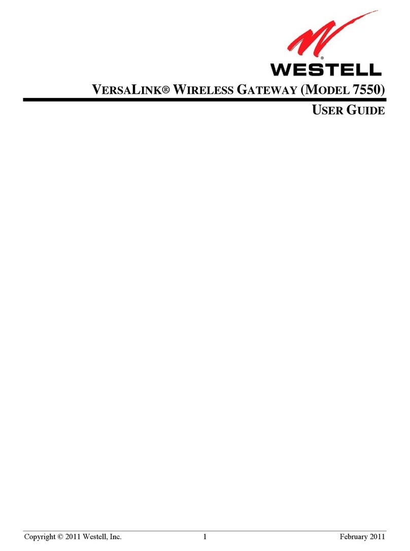 Westell VersaLink 7550 user guide
