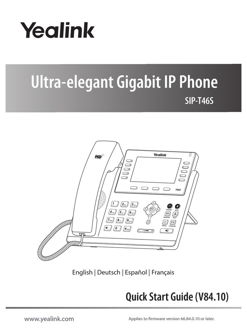 Yealink SIP-T46S User manual