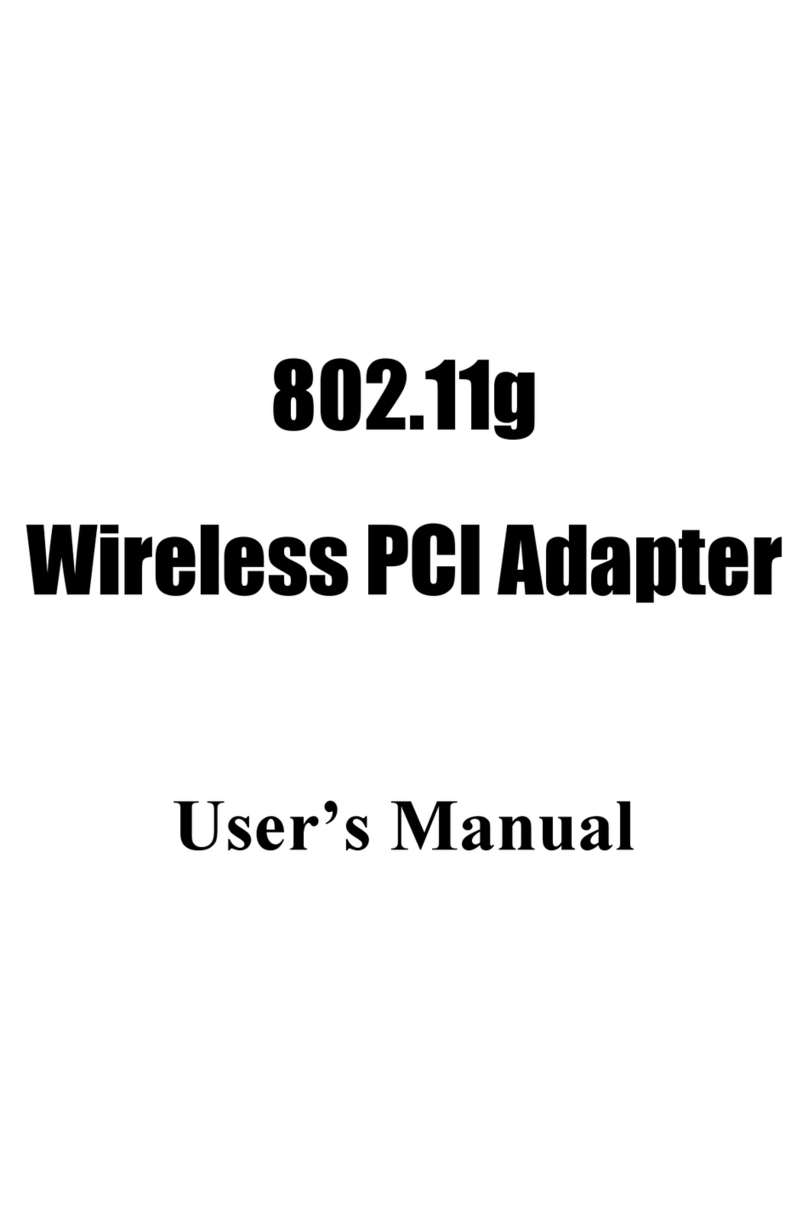 Abocom 802.11b/g Wireless LAN PCI Card WPG2500 user manual