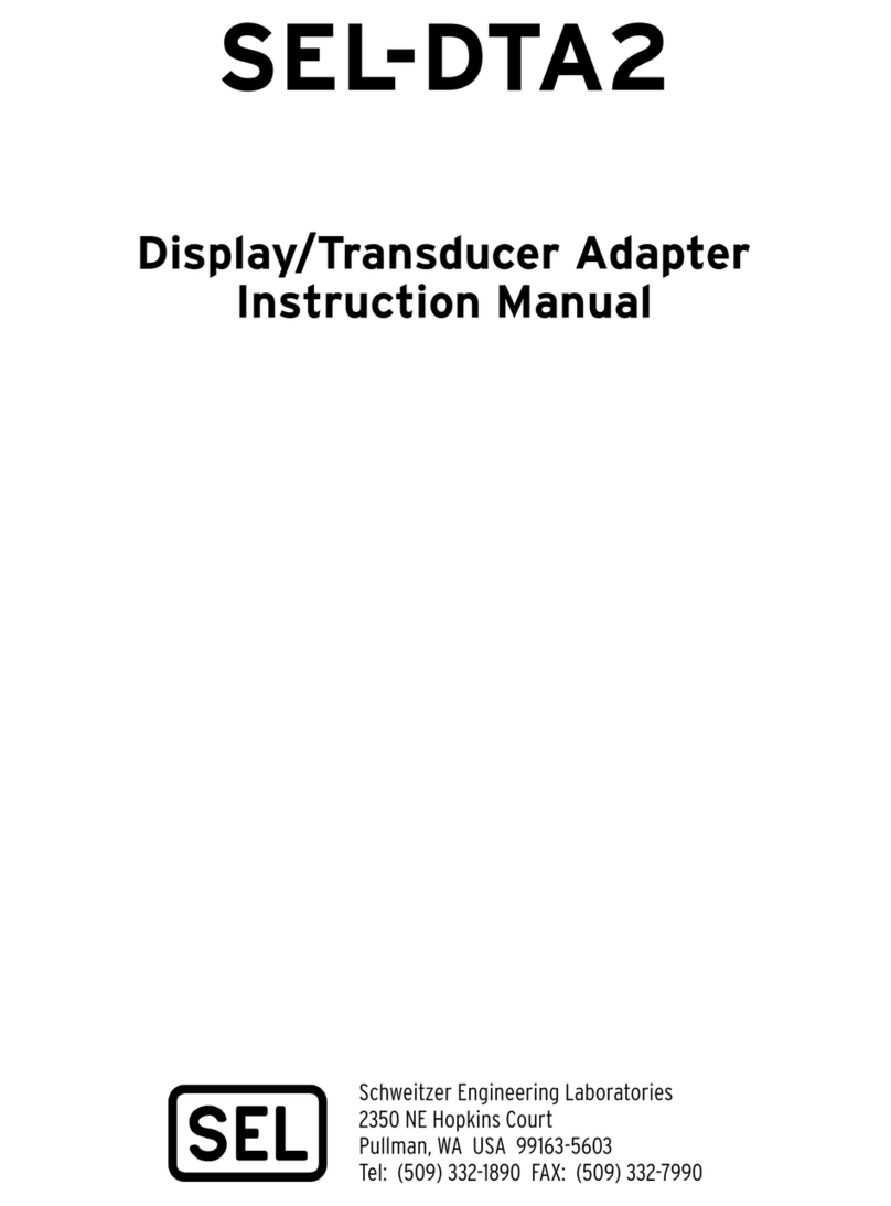 Sel SEL-DTA2 instruction manual Sel SEL-DTA2 instruction manual