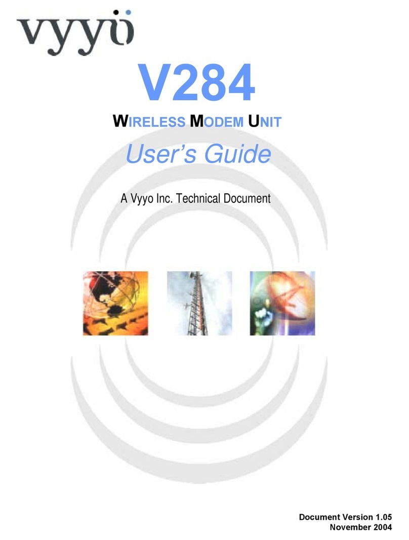 Vyyo V284 User manual