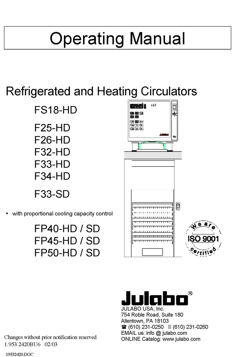 Julabo FS18-HD operating manual