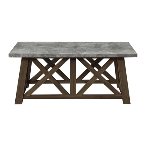 Better Homes and Gardens Modern Farmhouse Coffee Table Assembly instructions