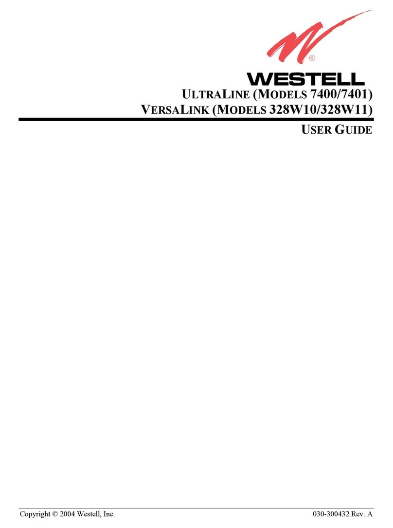 Westell ULTRALINE 7400 user guide