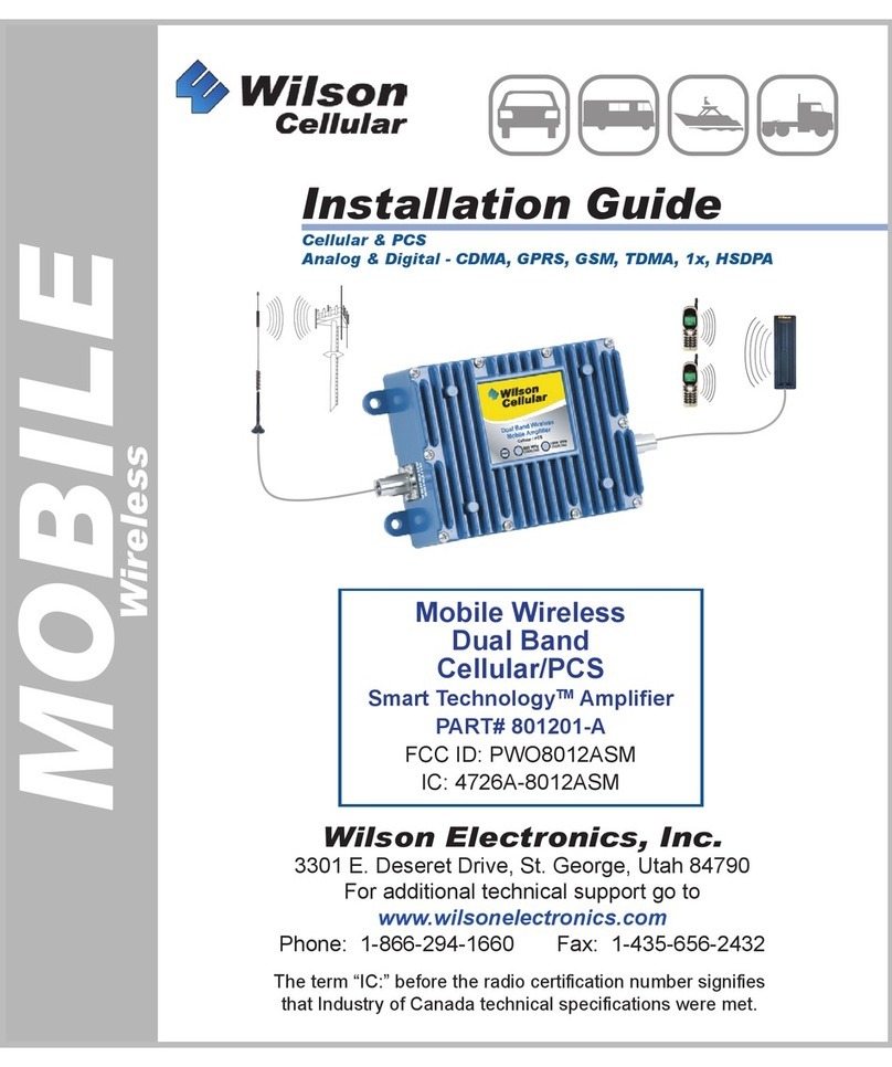 Wilson Cellular Smart Technology 801201-A installation guide Wilson Cellular Smart Technology 801201-A installation guide