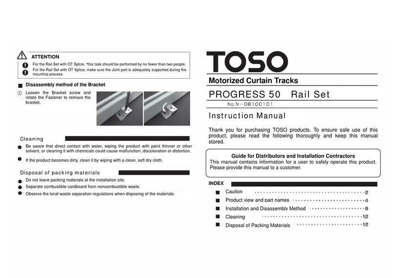 TOSO PROGRESS 50 instruction manual