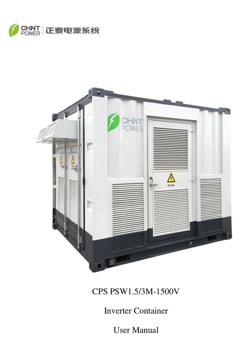 Chint Power CPS PSW1.5M-1500V user manual