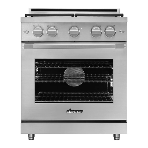 Dacor Heritage Pro HGPR30S User manual