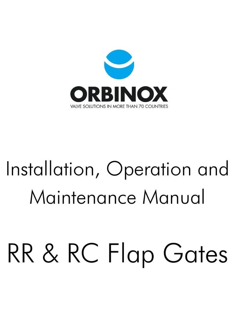 Orbinox RR Flap Gate Installation, operation and maintenance manual Orbinox RR Flap Gate Installation, operation and maintenance manual