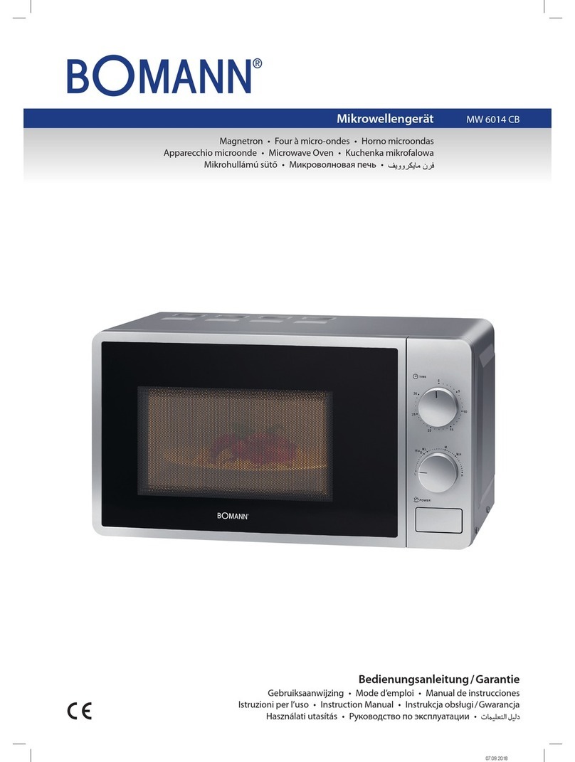 BOMANN MW 6014 CB instruction manual