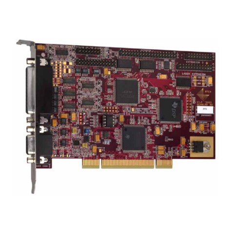 Scanlab RTC 4 Installation and operation