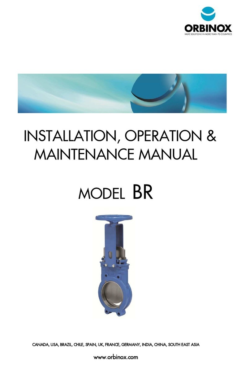 Orbinox BR Installation, operation & maintenance manual Orbinox BR Installation, operation & maintenance manual