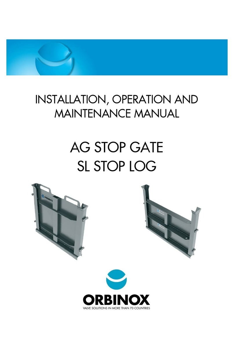 Orbinox AG STOP GATE Installation, operation and maintenance manual