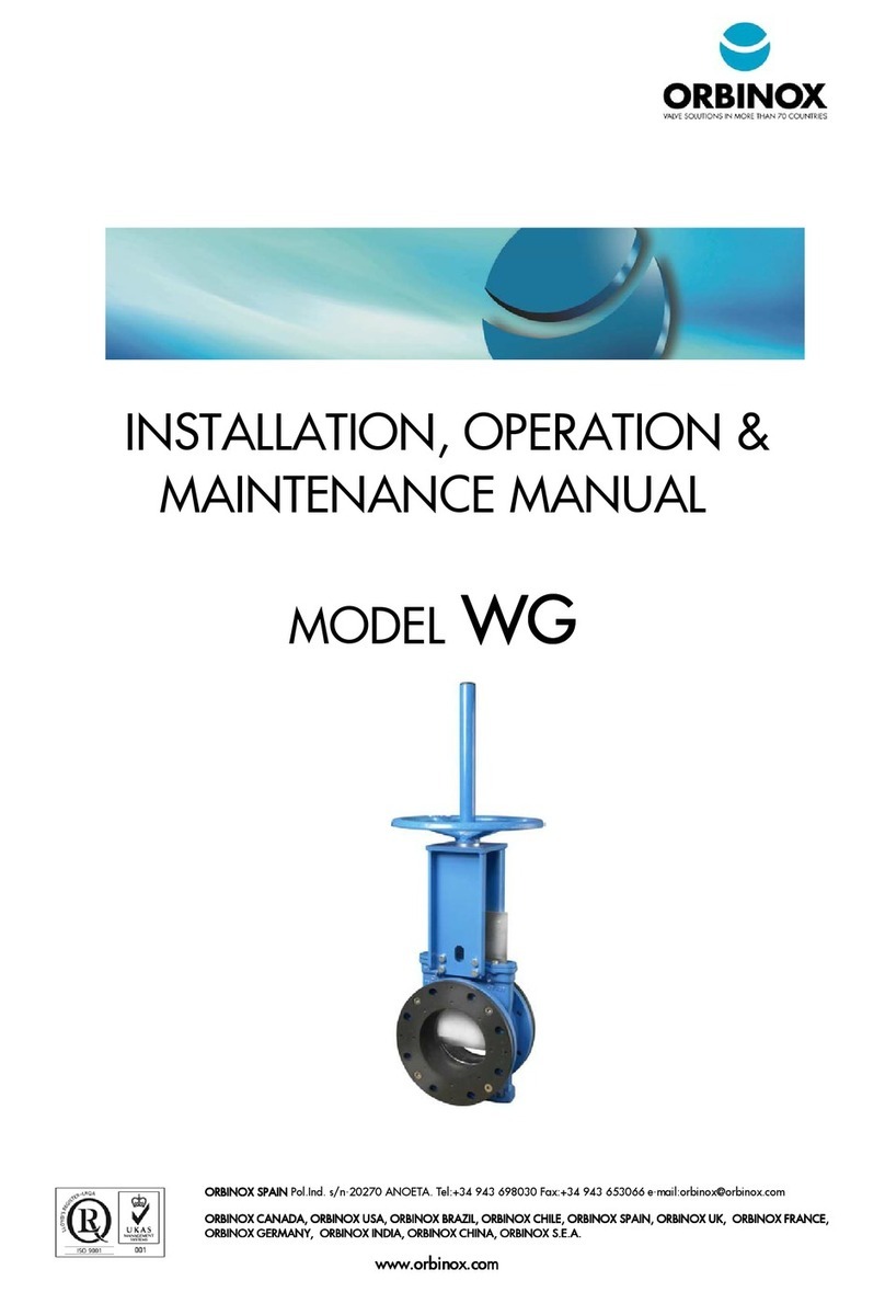 Orbinox WG Instruction manual