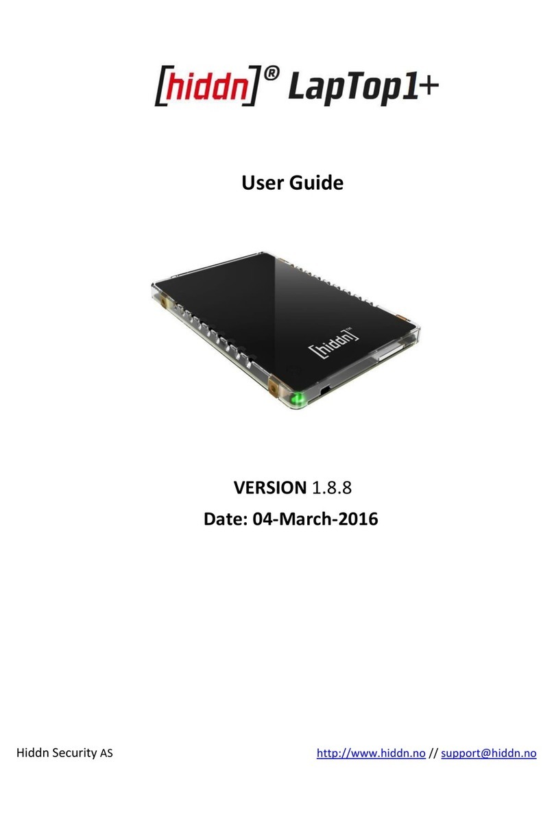 Hiddn LapTop1+ user guide