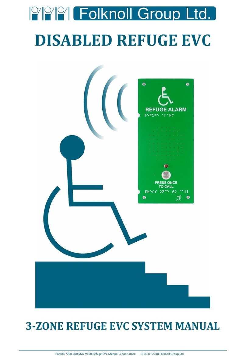 FOLKNOLL DISABLED REFUGE EVC manual