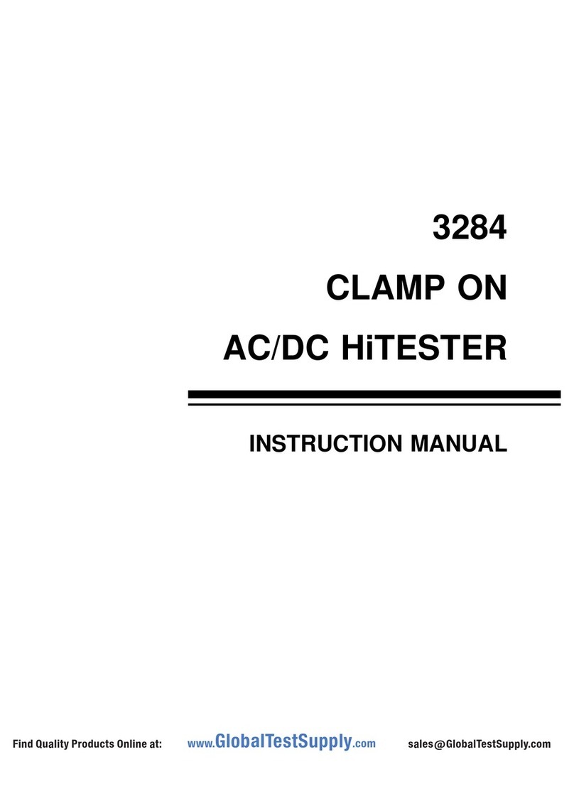 Hioki 3284 HiTester instruction manual