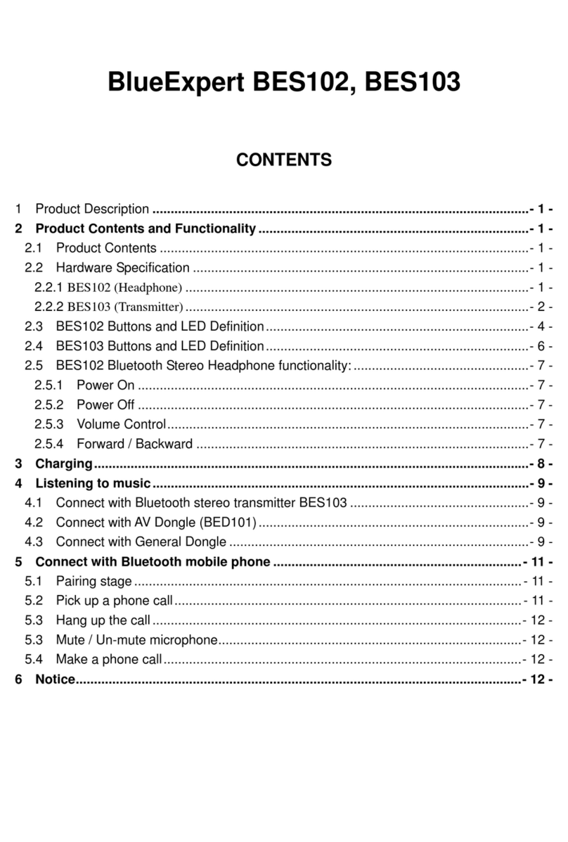 Blue Expert BES102 user manual