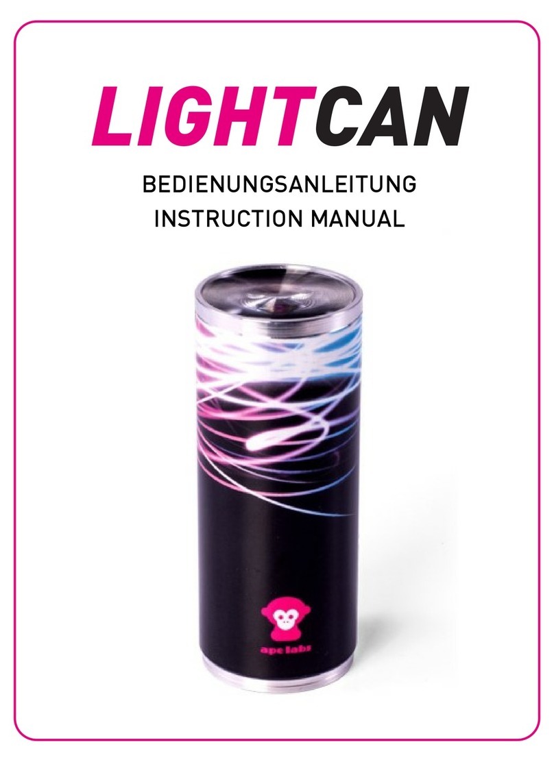 Ape Labs LightCan instruction manual