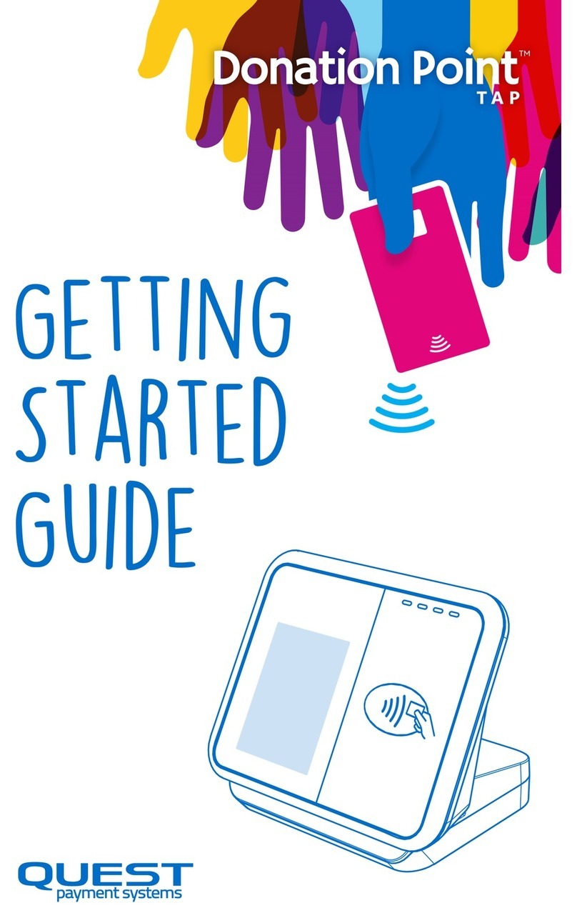 Quest Payment Systems Donation Point TAP User manual