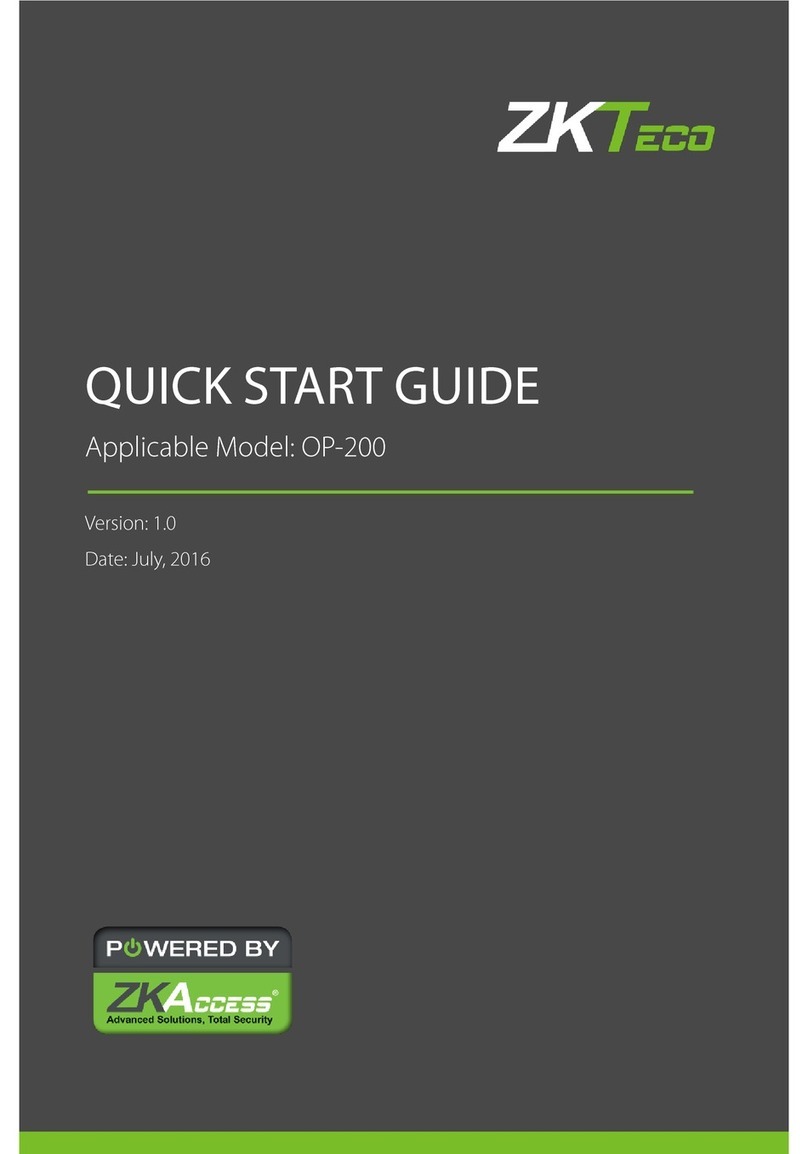 ZKTeco OP-200 User manual