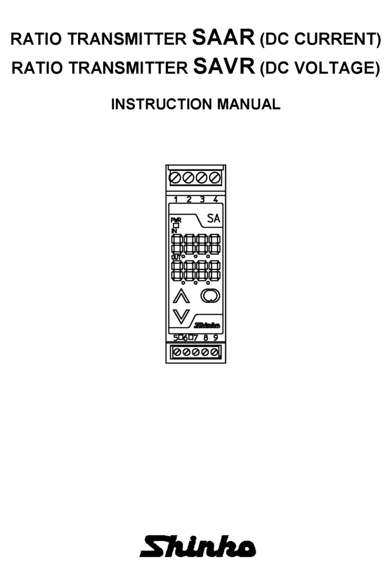 Shinko SAAR instruction manual