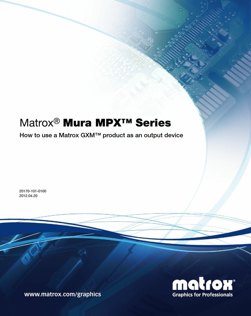 Matrox Mura MPX series user guide