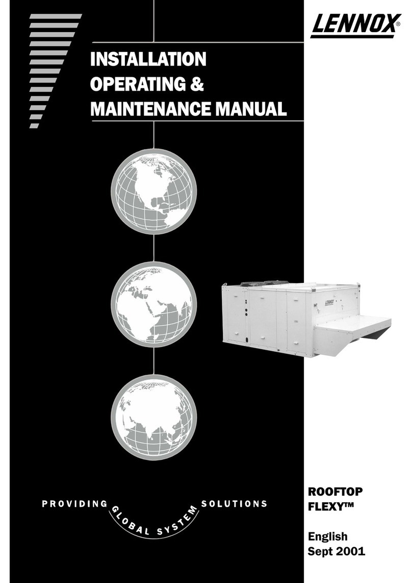 Lennox ROOFTOP FLEXY FCA Series User manual
