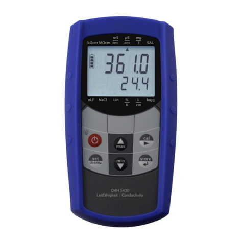 GREISINGER GMH 5430 User manual GREISINGER GMH 5430 User manual