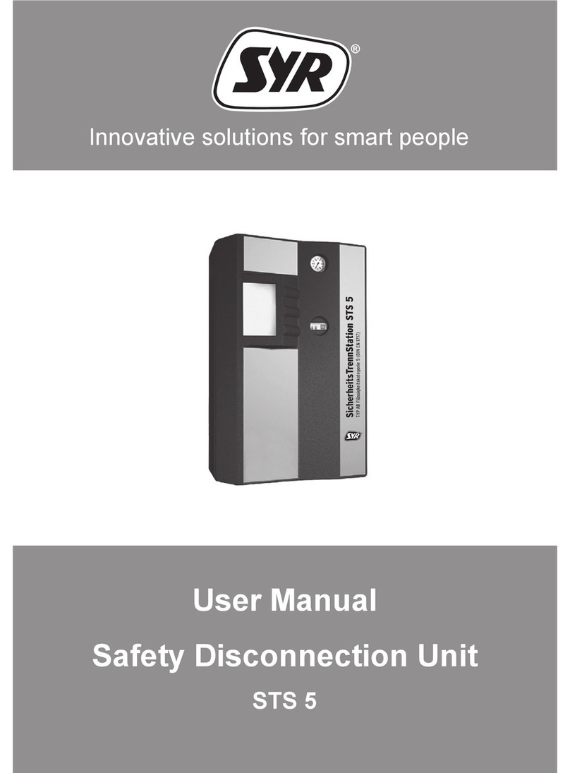 SYR STS 5 user manual
