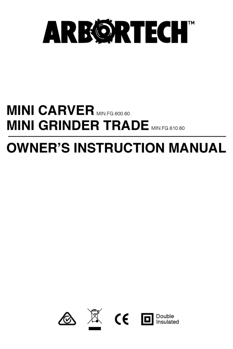 Arbortech MINI CARVER MIN.FG.600.60 Setup guide