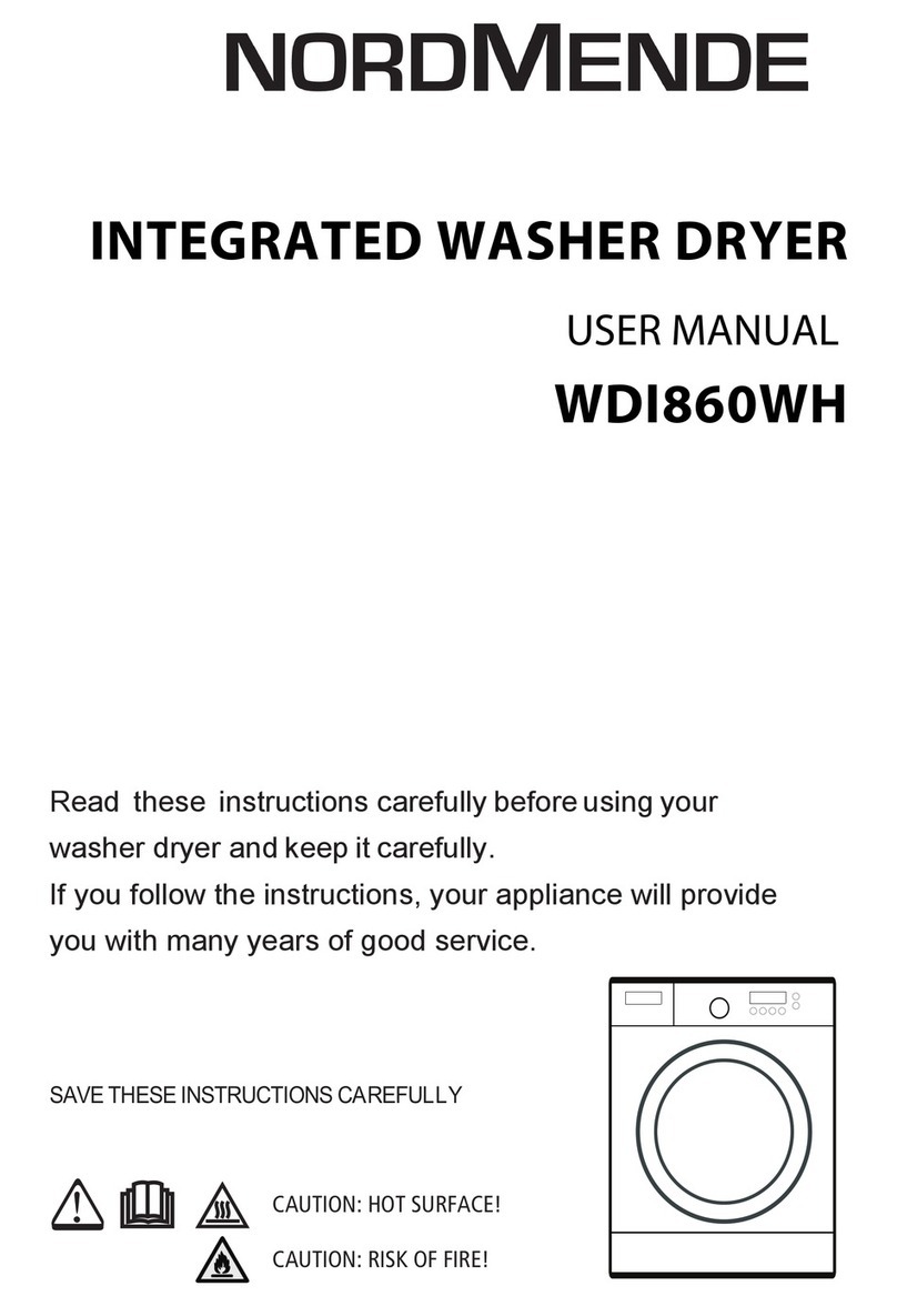 Nordmende WDI860WH User manual