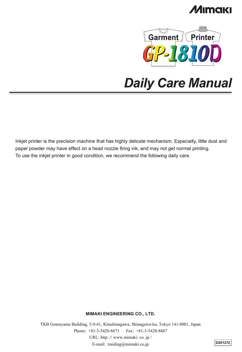 MIMAKI GP-1810D User manual