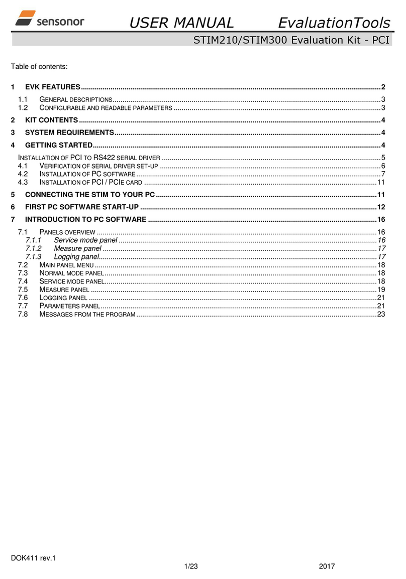 sensonor STIM210 User manual