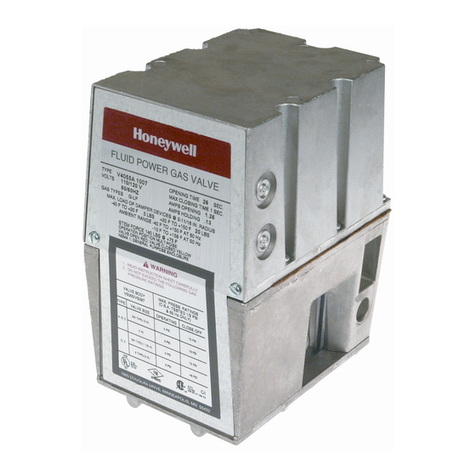 Honeywell V4055A User manual Honeywell V4055A User manual